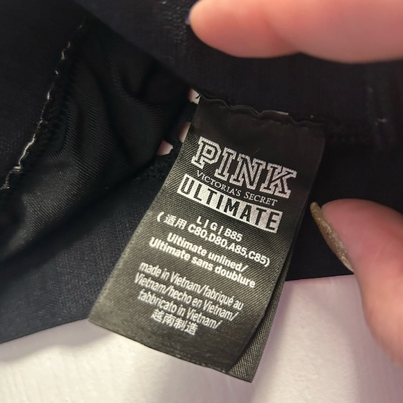 PINK by VS Camo Print Fishnet Sports Bra - Picture 4 of 6